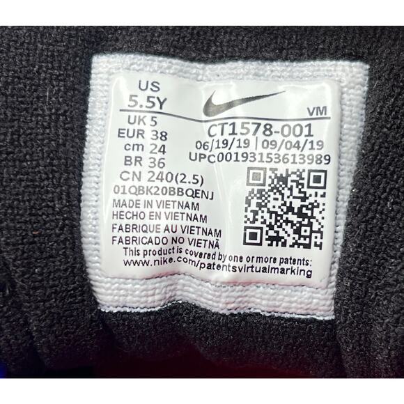 Nike Air Max 97 GS “Black Multi” size 5.5y/7 women’s used - Picture 6 of 6